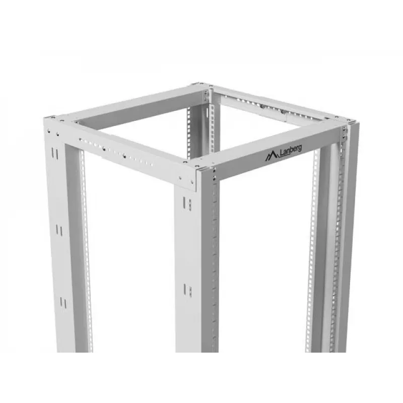 Rack aberto LANBERG 19 polegadas 27U 600x800 mm cinzento, rack de servidor open-frame 27U