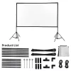 Tela de projeção dobrável Extralink 100 PSF-100, 16:9, 220x125cm, branco