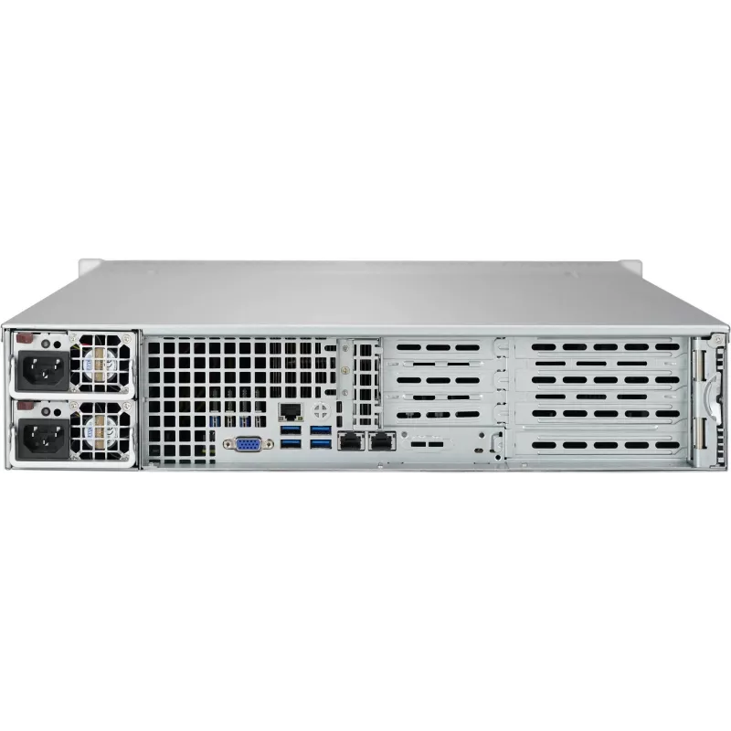 Supermicro SuperChassis 825TQC-R802WB chassis de servidor em rack 2U, 800 W, preto