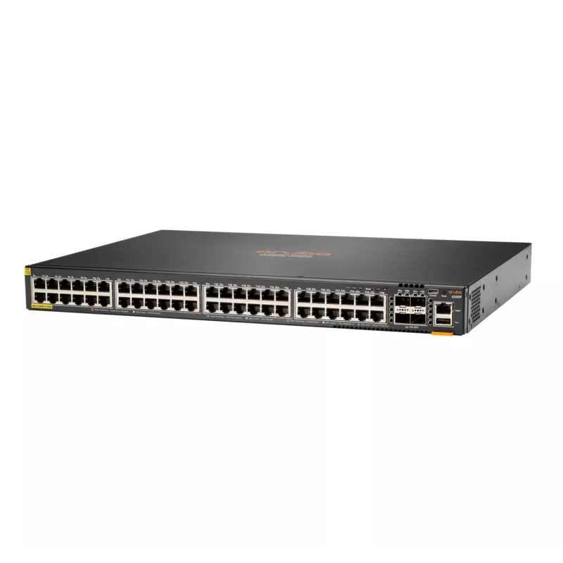 Switch gerido HP Enterprise Aruba 6200F 48G PoE 370W 4SFP+
