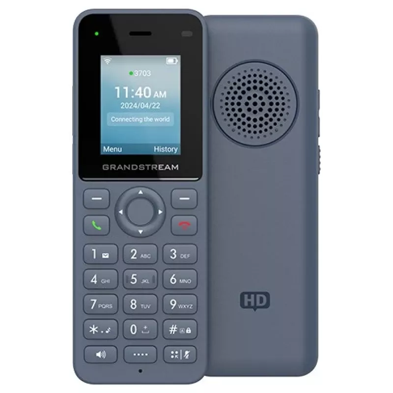 Grandstream Networks WP816 telefone IP antracite 2 linhas LCD Wi-Fi