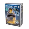 Microscópio Ascato 124582, ampliação 40x, iluminação LED, microscópio didático e de laboratório