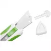 Cortador de lâminas destacáveis Wedo COMFORTLINE verde branco