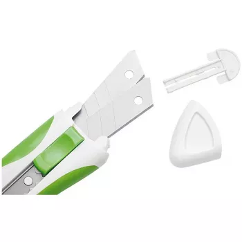 Cortador de lâminas destacáveis Wedo COMFORTLINE verde branco