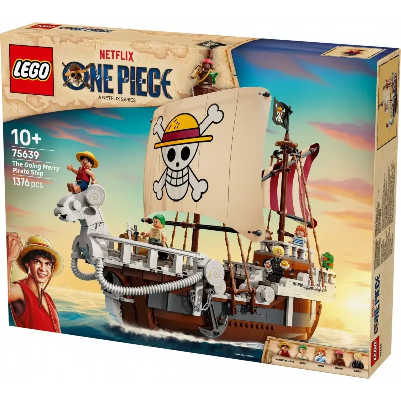 Conjunto LEGO The Going Merry navio pirata 75639 — modelo em peças One Piece