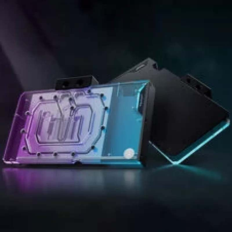 Bloco de água para GPU EKWB EK-Quantum Vector³ Master RTX 5090, D-RGB, backplate - acrílico