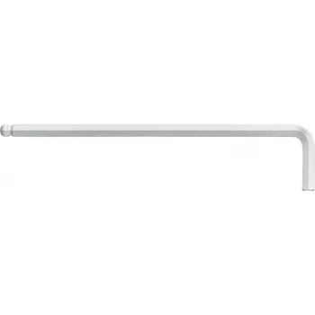 Wiha 01400 chave sextavada de cabeça esférica, 5 x 163 mm, cromado mate