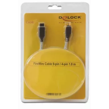 Cabo FireWire A/B DeLOCK 82588 1,0 m cinzento