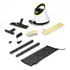 Kärcher SC 2 Deluxe EasyFix 1.513-400.0 limpador a vapor cilíndrico, 1500 W, 1 l, 3,2 bar, vapor ajustável, cabo de 4 m, branco/preto