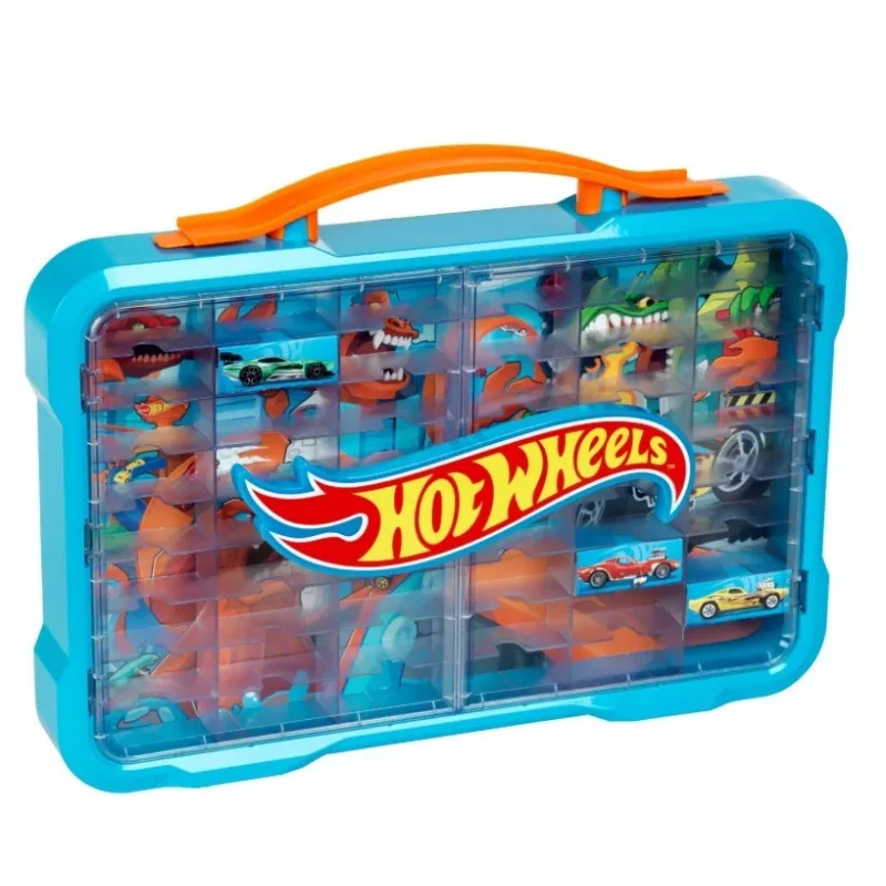 Mala de arrumação Hot Wheels com logótipo luminoso