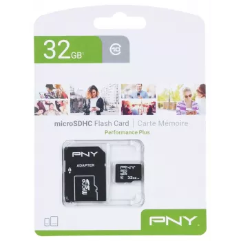 MicroSDHC PNY Performance Plus 32 GB Classe 10 P-SDU32G10PPL-GE
