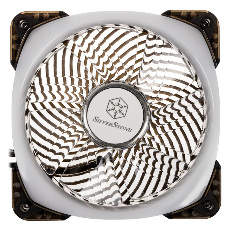 Ventoinha para caixa SilverStone SST-AP124-ARGB 120mm ARGB - preta