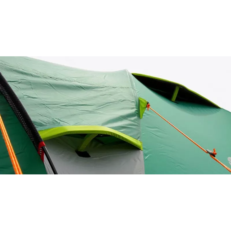 Tenda de cúpula/iglu COLEMAN Kobuk Valley 4 Plus — 4 pessoas, estrutura rígida, verde