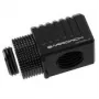 Adaptador Barrow 90° G1/4'' rosca fêmea para G1/4'' rosca fêmea — preto
