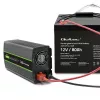 Bateria AGM Qoltec | 12V | 80Ah | 23,5kg | sem manutenção | potente | LongLife | para UPS, autocaravana, barco, forno