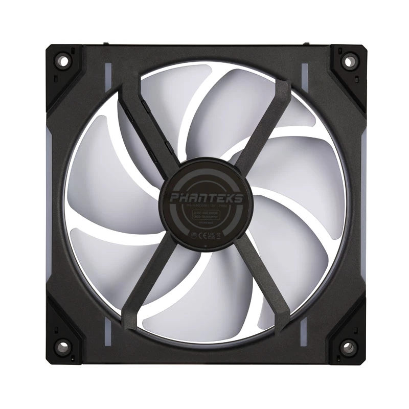 Phanteks D30-140 PWM Reverse Airflow D-RGB ventoinha para caixa, 140 mm, preta