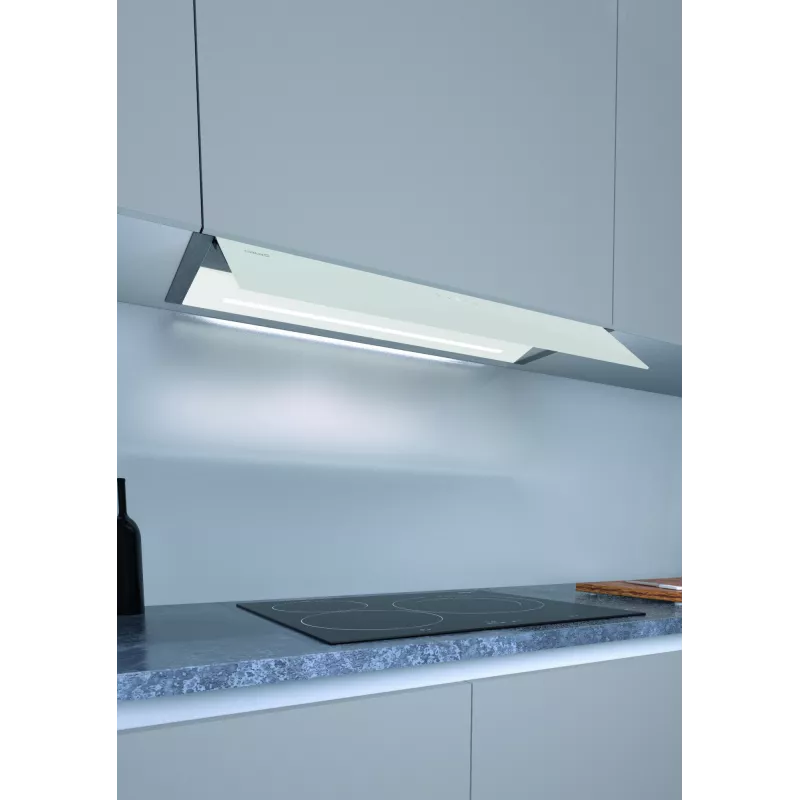 Exaustor de parede CATA RENOVA PURE AIR MNV90 GWH Aço inoxidável Recirculação