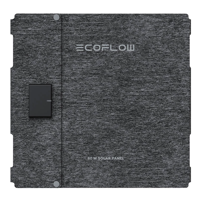 Painel solar dobrável portátil EcoFlow 60W (USB-C)