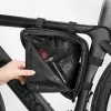 Rockbros B39-2 Bolsa de quadro de bicicleta impermeável, preta