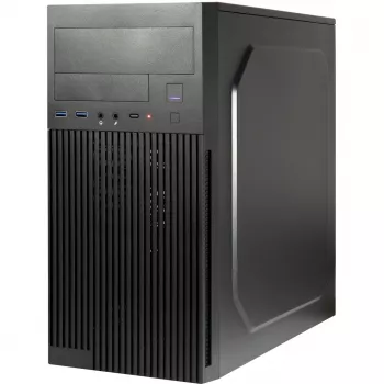 Caixa de computador INTER-TECH IT-6521 reta, ATX, Preto