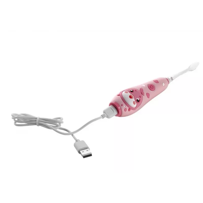 Escova de dentes elétrica sónica Concept ZK3010 para crianças 1–5 anos rosa