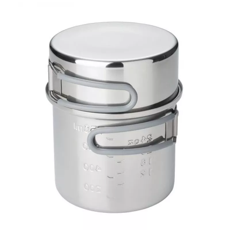 Panela ESBIT em aço inoxidável 1 L aço inoxidável