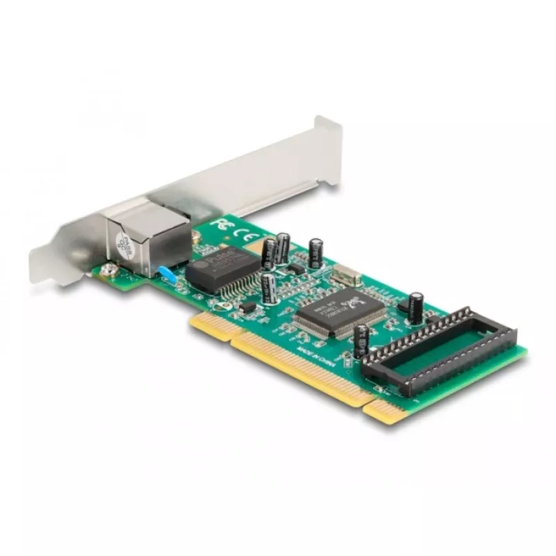 Placa PCI DeLOCK para 1 x RJ45 Gigabit LAN RTL Full-Height Low-Profile