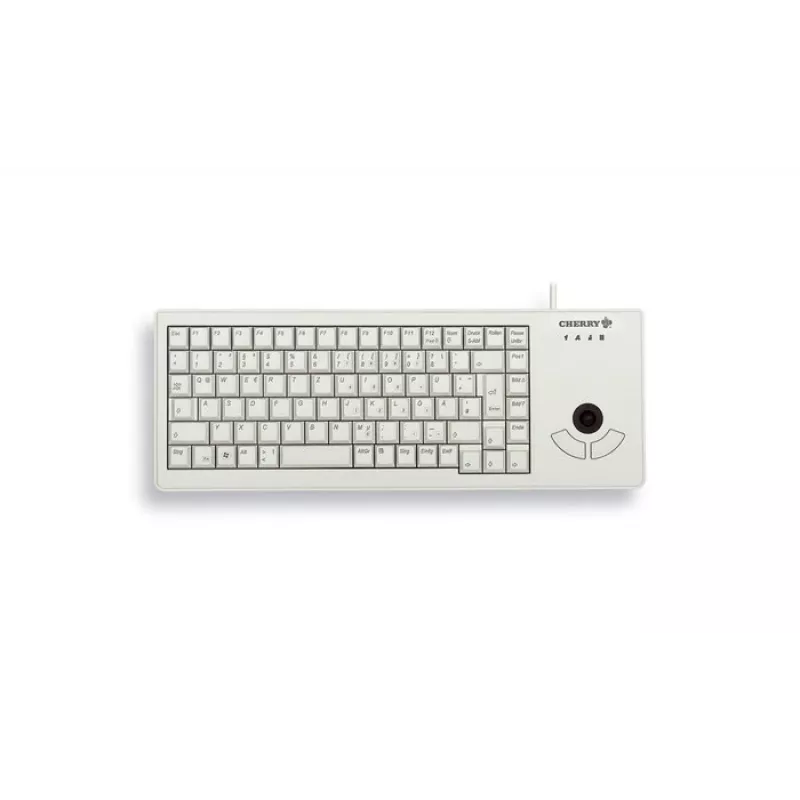 Teclado CHERRY XS Trackball universal USB QWERTY US inglês cinzento