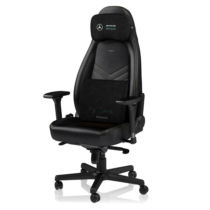 noblechairs conjunto de almofadas de espuma viscoelástica - Mercedes-AMG Petronas Formula One Team Edition