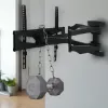 Suporte de TV de parede MACLEAN MC-781 para ecrãs de 66–177,8 cm (26–70 polegadas), inclinável -12–2°, VESA 100x100–400x400, carga máx. 45 kg, preto