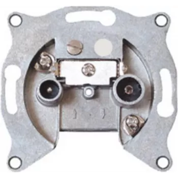 Tomada de antena ShiverPeaks 83900-8L — ligação coaxial RF de parede para sistemas de radiodifusão e TV