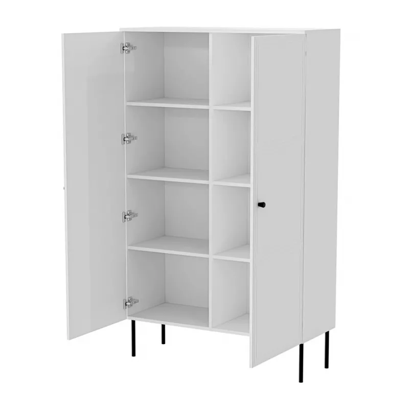 Vitrina Cama Meble PALAZZO BIS 1000×390×1660 mm branco mate
