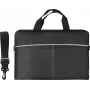 Mala para portátil DEFENDER Lite 39,6 cm (15,6 polegadas) preto/cinzento, poliéster, fecho de correr, pega de transporte, alça removível