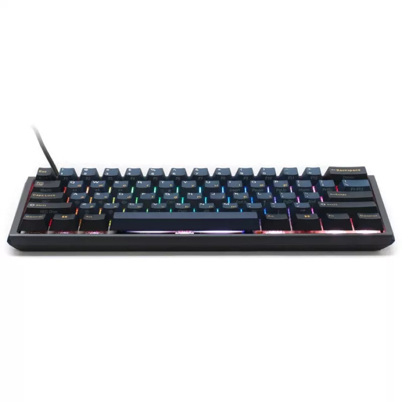 Teclado gaming mecânico Ducky One 3 Pro Mini — Hot-Swap, Cherry MX Red, 8000 Hz