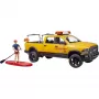 Veículo de resgate de brinquedo com figura BRUDER 02506 — plástico ABS, idade recomendada 4+