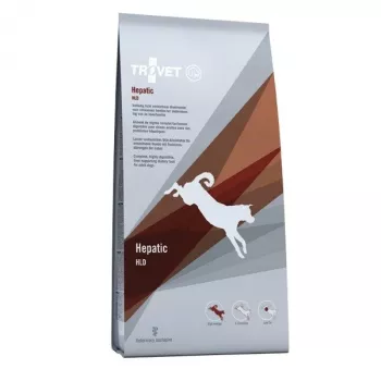 TROVET Hepatic HLD ração seca para cães com frango, 12,5 kg