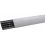 Hager SL1807507030 - calha de cabos - 2 m - RAL 7030, cinzento pedra