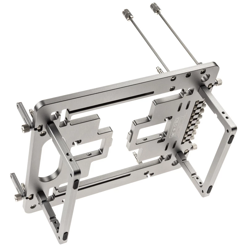 Streacom Benchtable BC1 Mini V2 titânio — benchtable compacta com compatibilidade ATX