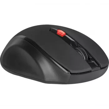 Rato ótico sem fios RF para destro DEFENDER ULTRA MM-315 — 1600 DPI, 6 botões, recetor USB, preto