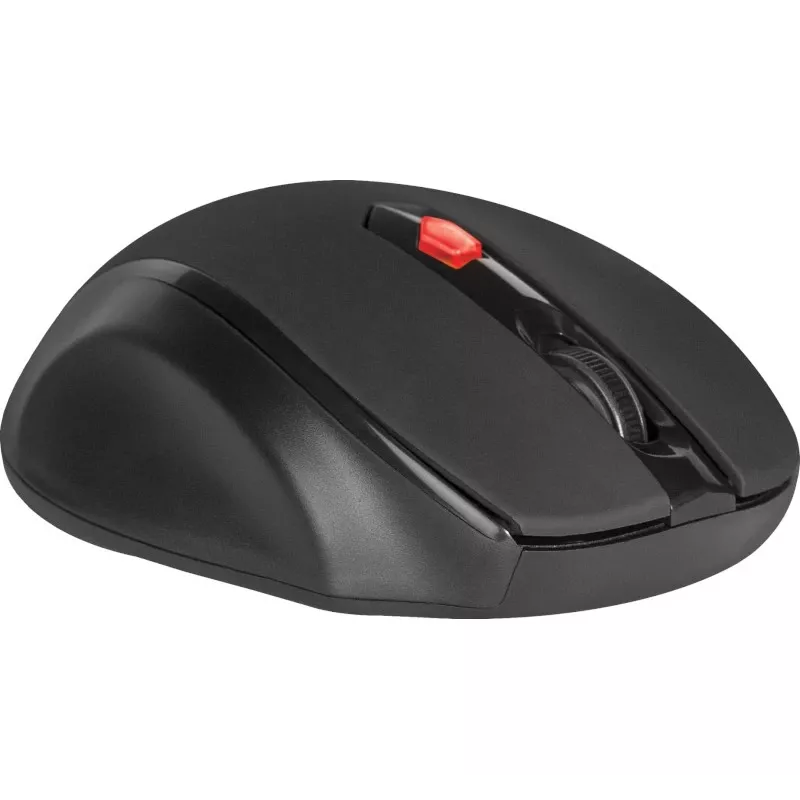 Rato ótico sem fios RF para destro DEFENDER ULTRA MM-315 — 1600 DPI, 6 botões, recetor USB, preto