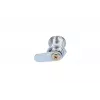 Fechadura de porta Extralink ROUND LOCK FOR CABINETS, fechadura redonda para porta de armário, prateada