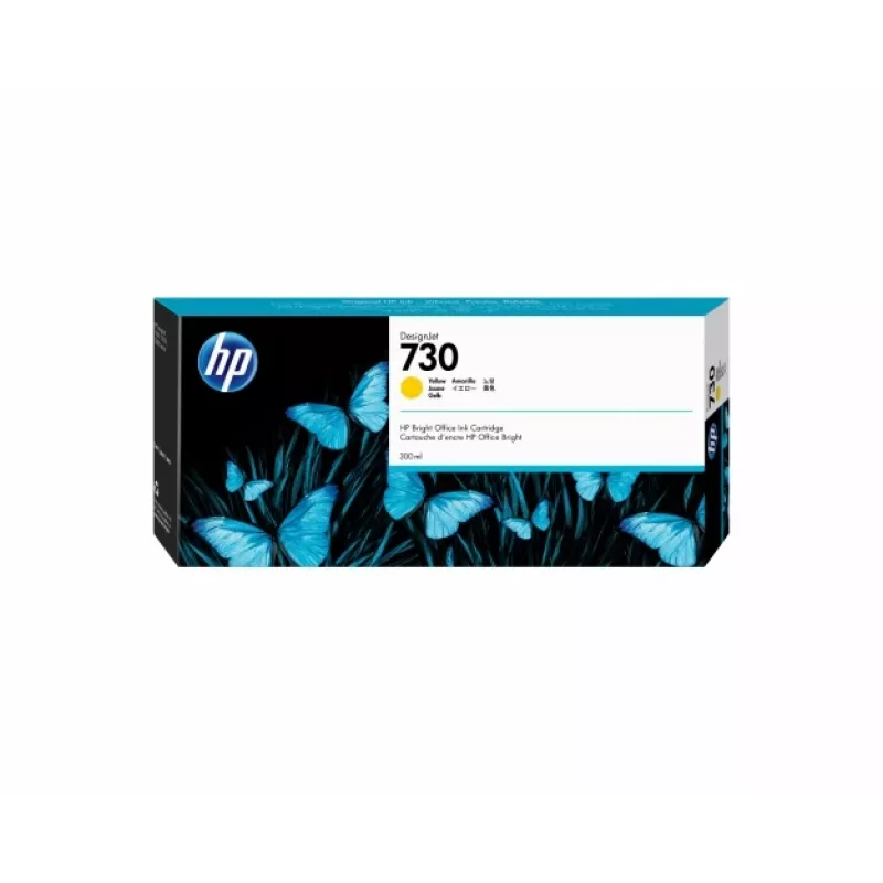Tinteiro HP 730 (P2V70A), amarelo (SPEC)