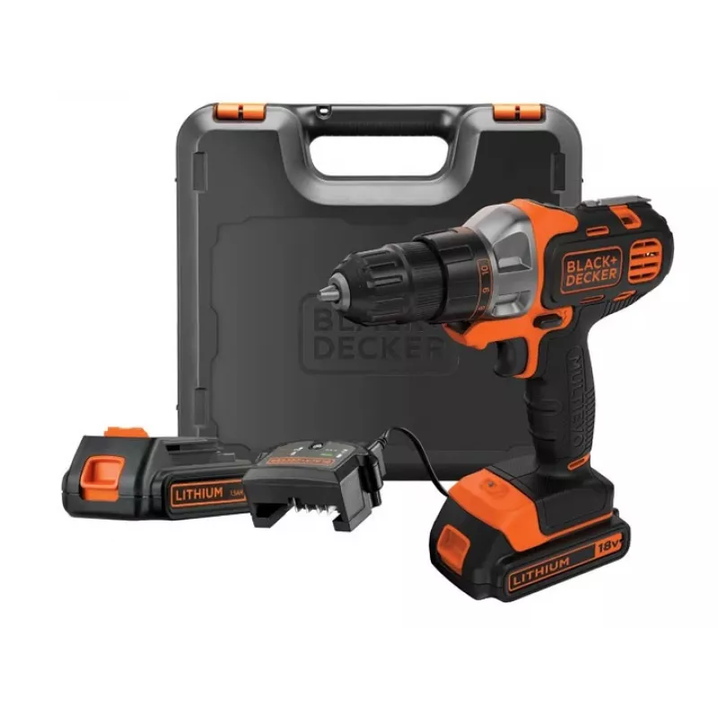 Black & Decker MT218KB Máquina de furar 800 rpm preto, laranja 1,46 kg