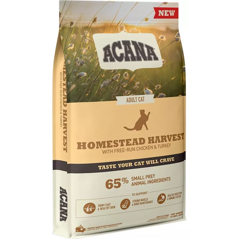 ACANA Homestead Harvest - Alimento seco para gatos - 4,5 kg