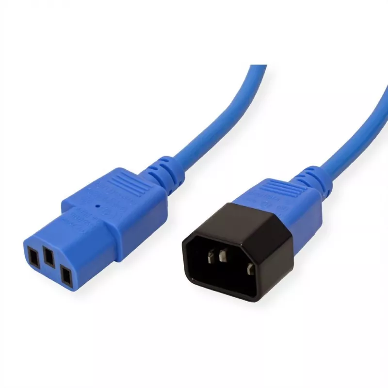 Cabo de alimentação ROLINE 19.08.1533 azul 3 m IEC 320 (19.08.1533)