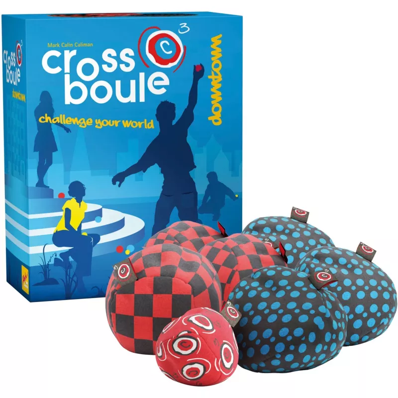 Crossboule Set Downtown, Jogo de Destreza Azul/Vermelho