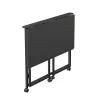 Mesa dobrável Maclean, preta, móvel, 100 x 50 cm, máx. 50 kg MC-1250 B
