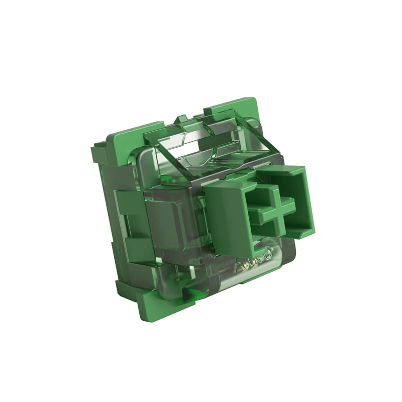 Interruptor AKKO V3 Pro Matcha Green, mecânico, 3 pinos, linear, haste MX, 50 g - 45 unid.