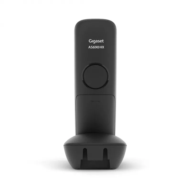 Telefone analógico/DECT Gigaset AS690HX Auscultador sem fios com identificação de chamadas Preto