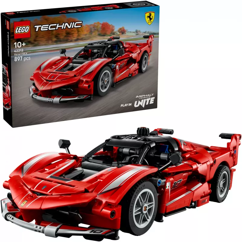 LEGO Technic Ferrari FXX K modelo à escala 1:10, 897 peças, a partir dos 10 anos
